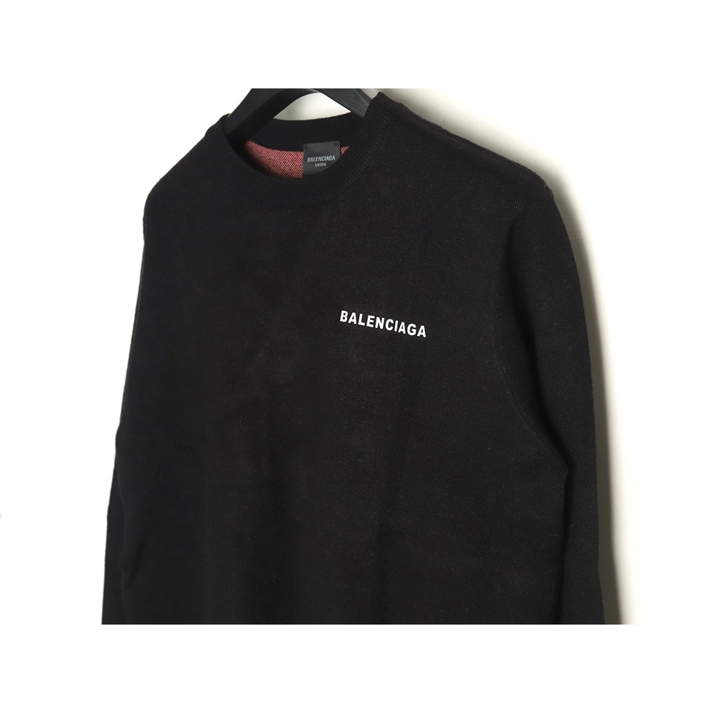 Balenciaga Classic Cola Jacquard Wool Knit Sweater TSK1,Balenciaga