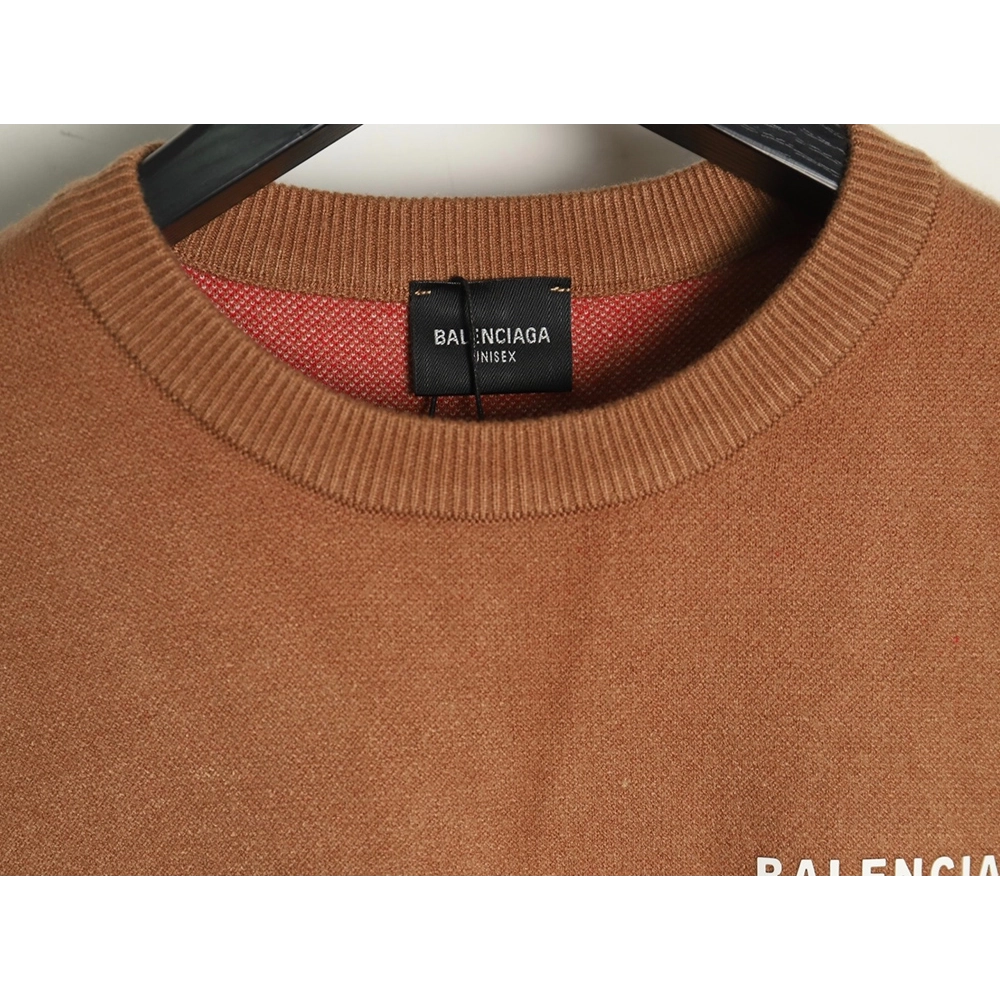 Balenciaga Classic Cola Jacquard Wool Knit Sweater,Balenciaga