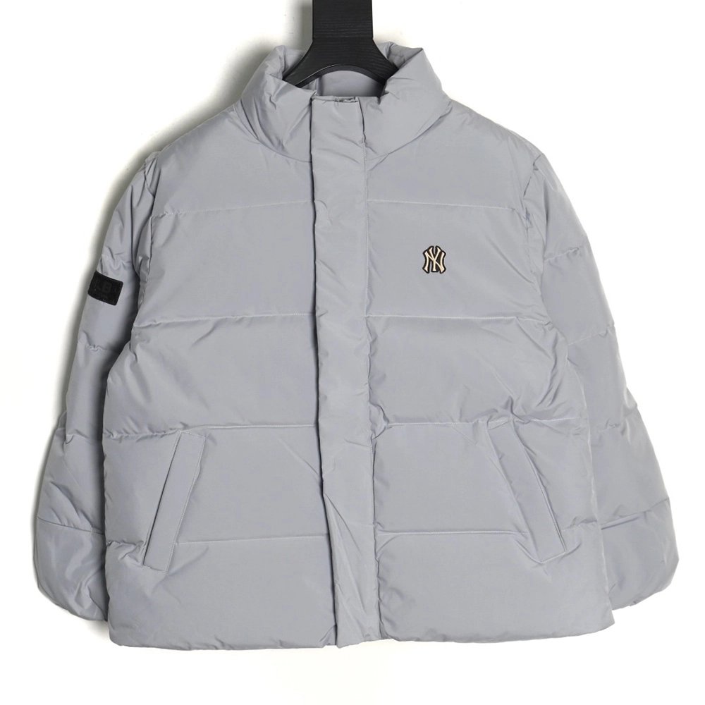 MLB solid color small label short down jacket TSK1,MLB