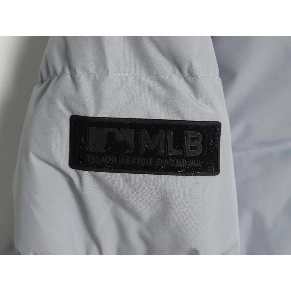 MLB solid color small label short down jacket TSK1,MLB