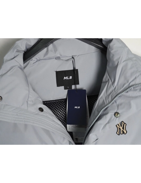 MLB solid color small label short down jacket TSK1,MLB