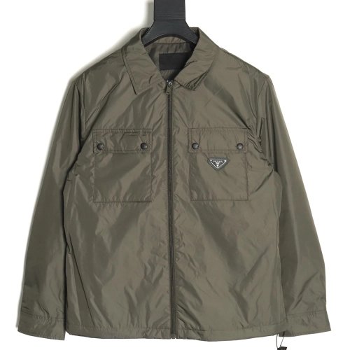 Prada double pocket thin cotton jacket,Prada