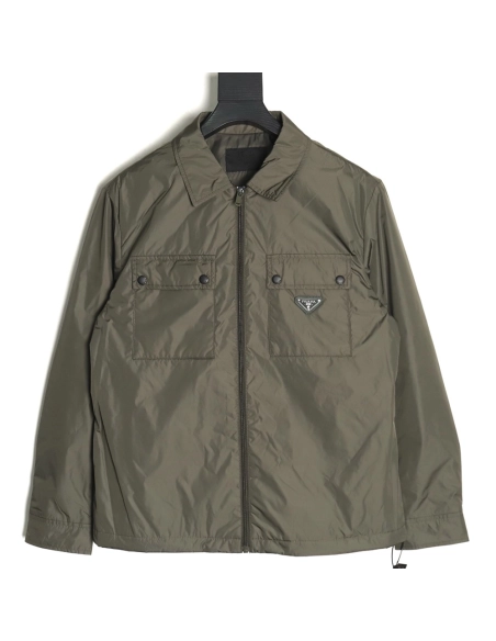 Prada double pocket thin cotton jacket,Prada