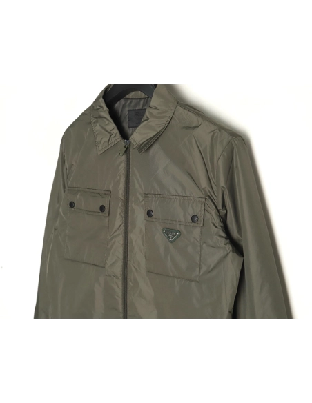 Prada double pocket thin cotton jacket,Prada