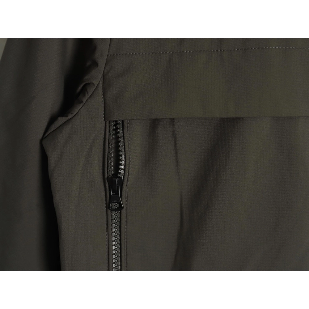 Burberry chest fake pocket embroidered war horse cotton hooded jacket,Burberry