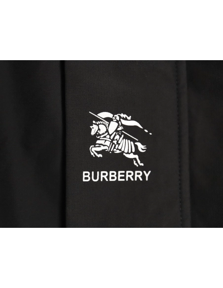 Burberry arm war horse logo Cotton hooded coat TSK1,Burberry