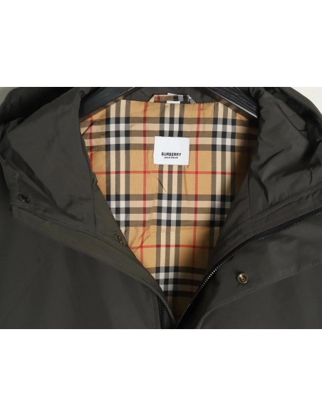 Burberry arm war horse logo Cotton hooded coat,Burberry