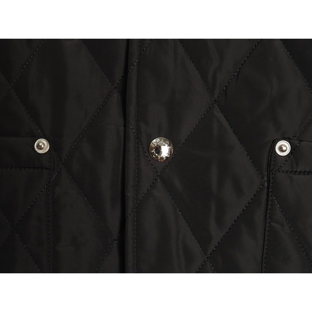 Prada chest triangle logo thin cotton jacket,Prada