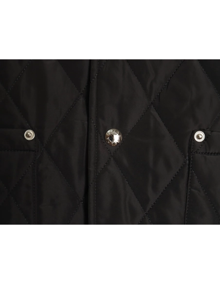Prada chest triangle logo thin cotton jacket,Prada