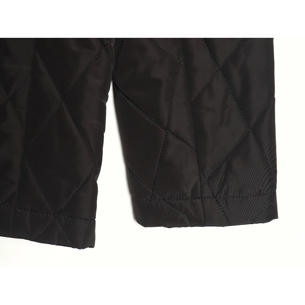 Prada chest triangle logo thin cotton jacket,Prada