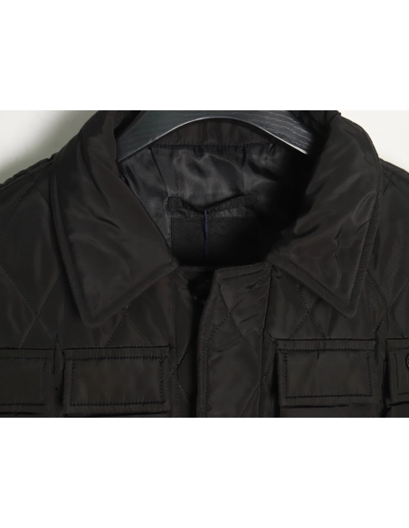 Prada Multi-pocket Double Zipper Light Cotton Jacket,Prada