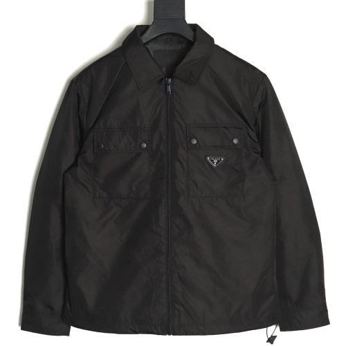 Prada double pocket thin cotton jacket TSK1,Prada