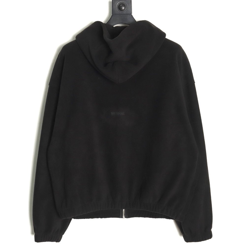 We11 Done polar fleece zip-up hoodie TSK2,We11done