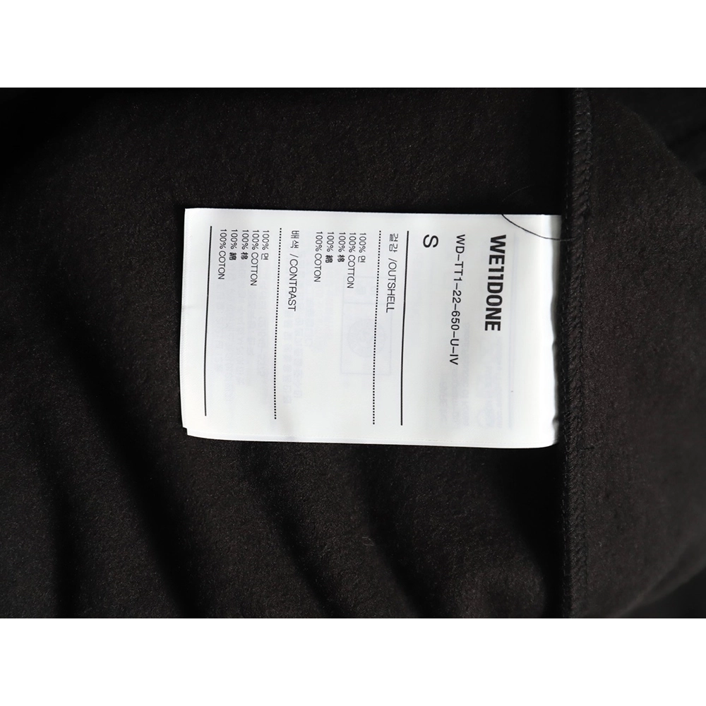 We11 Done polar fleece zip-up hoodie TSK2,We11done