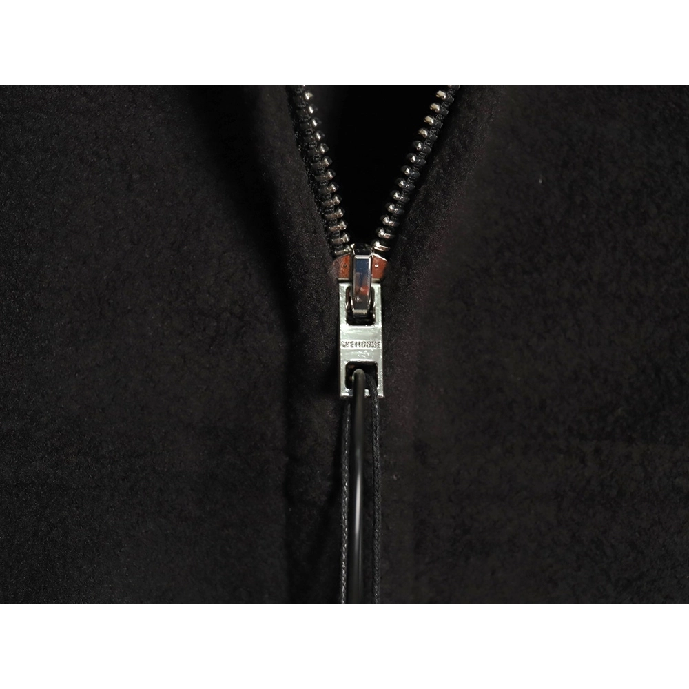 We11 Done polar fleece zip-up hoodie TSK2,We11done