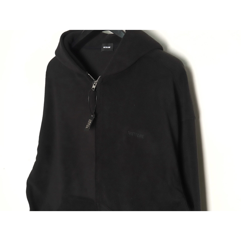We11 Done polar fleece zip-up hoodie TSK2,We11done