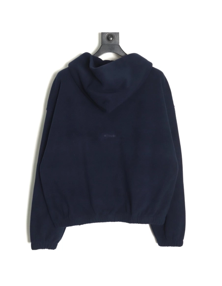 We11 Done polar fleece zip-up hoodie TSK1,We11done