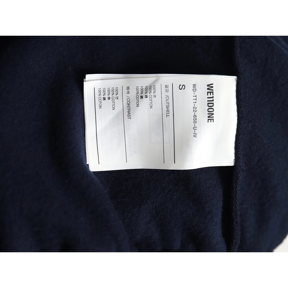 We11 Done polar fleece zip-up hoodie TSK1,We11done