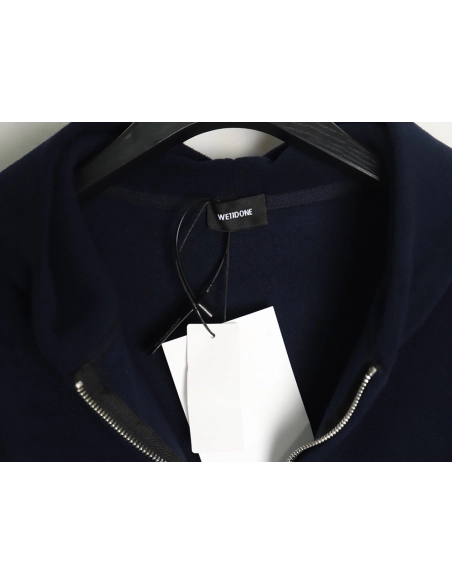 We11 Done polar fleece zip-up hoodie TSK1,We11done