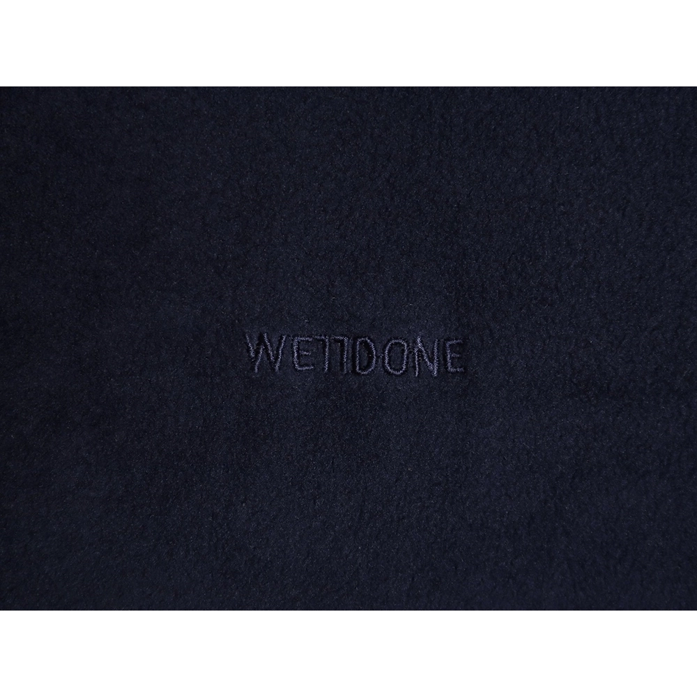 We11 Done polar fleece zip-up hoodie TSK1,We11done