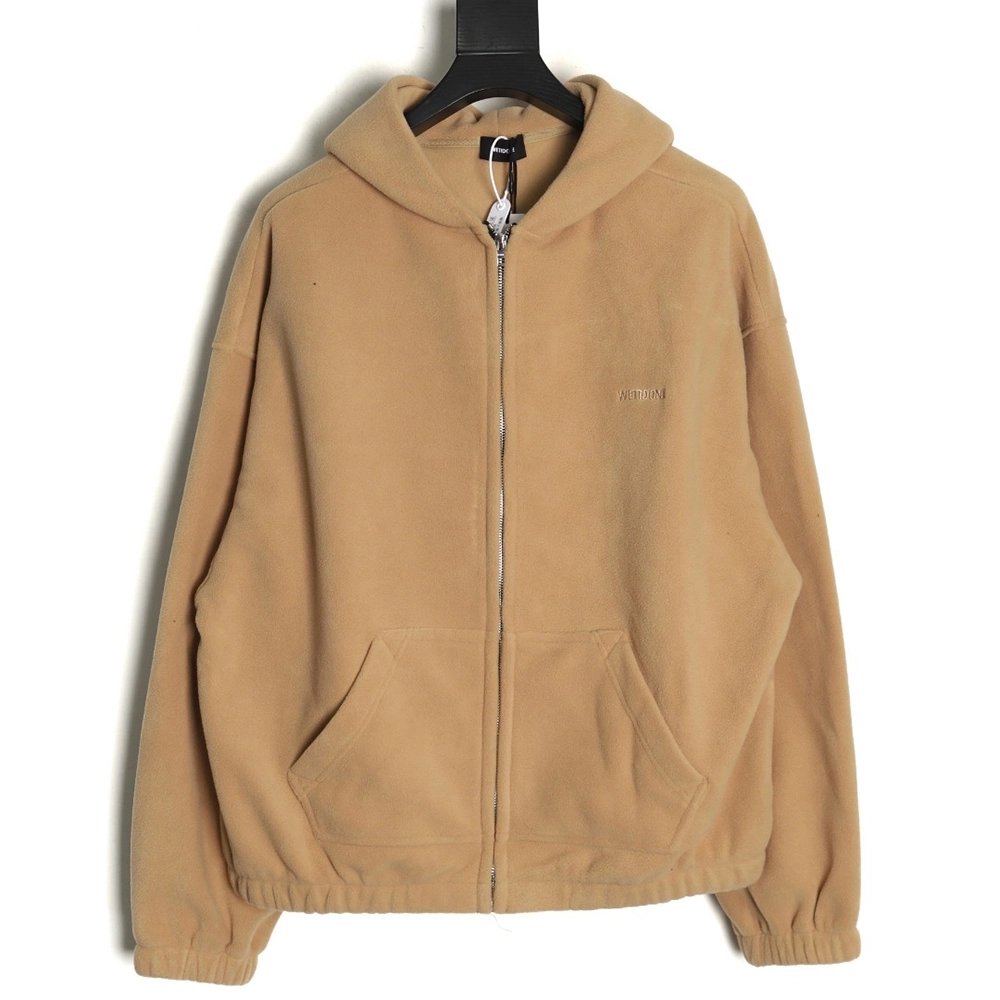 We11 Done polar fleece zip-up hoodie,We11done