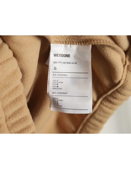 We11 Done polar fleece zip-up hoodie,We11done