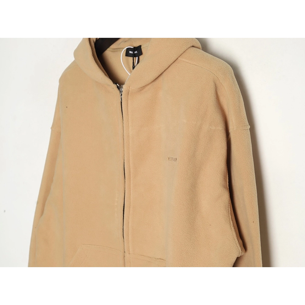 We11 Done polar fleece zip-up hoodie,We11done