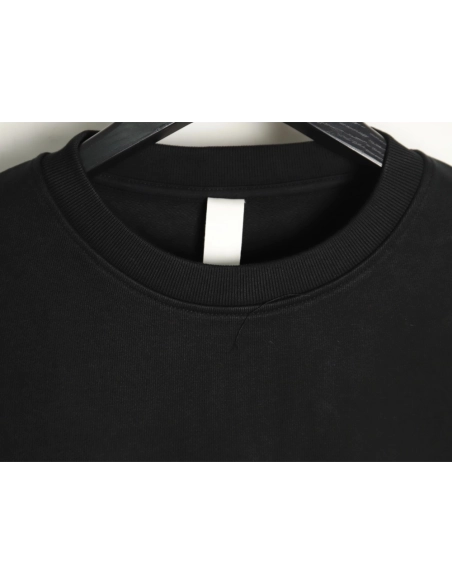 Chrome Hearts leather cross embroidered crewneck sweatshirt TSK1,Chrome Hearts