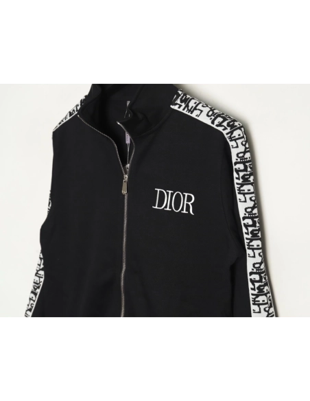 Dior side all-over printed webbing jacket,Dior