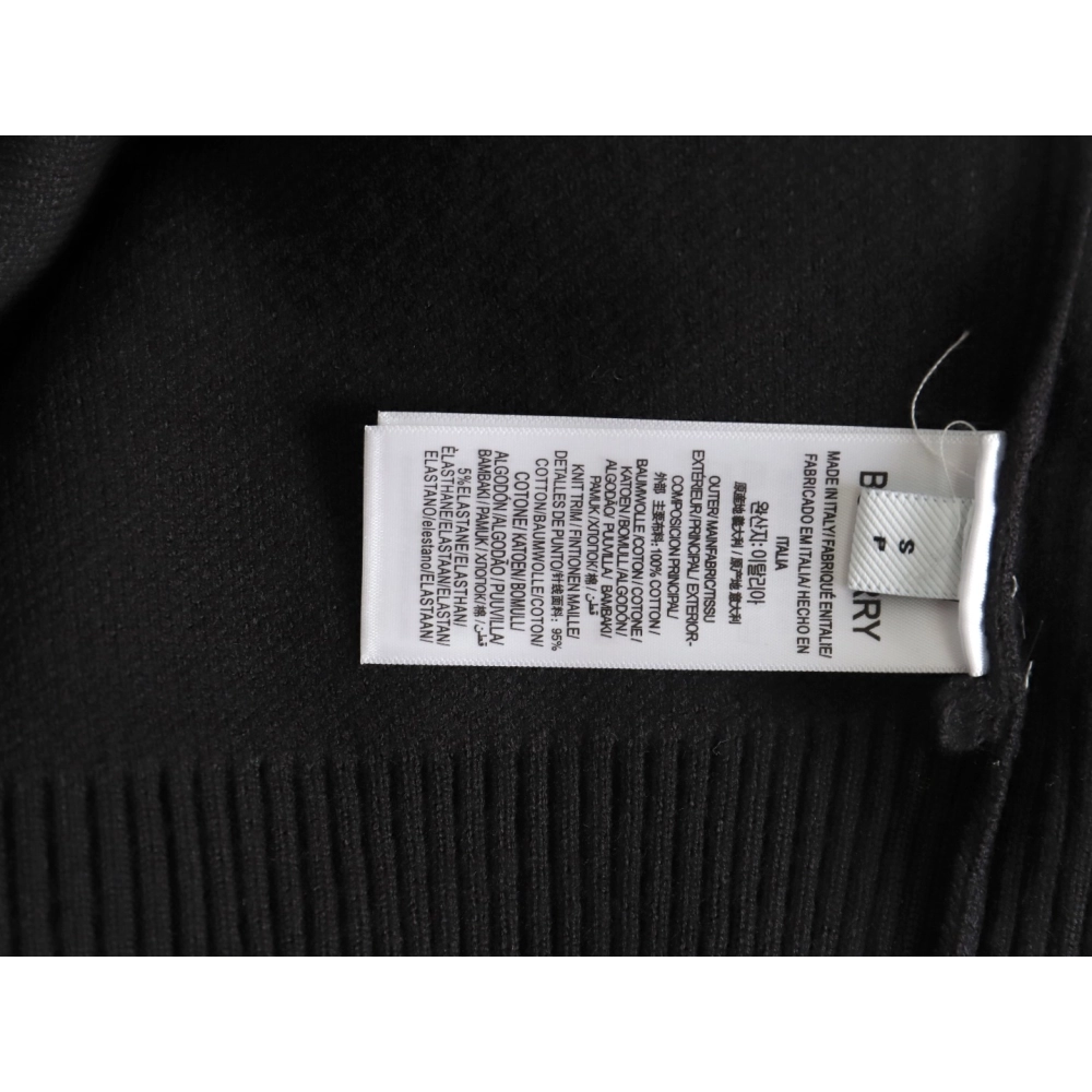 Burberry Check Lettering Embroidery Knitted Pullover TSK1,Burberry