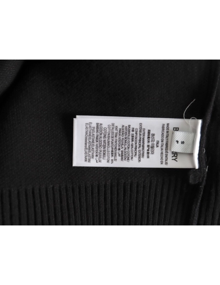 Burberry Check Lettering Embroidery Knitted Pullover TSK1,Burberry
