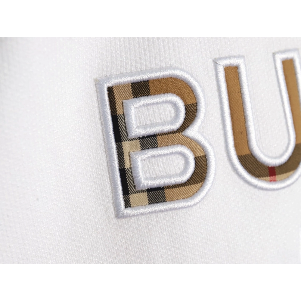 Burberry Check Lettering Embroidery Knitted Pullover,Burberry