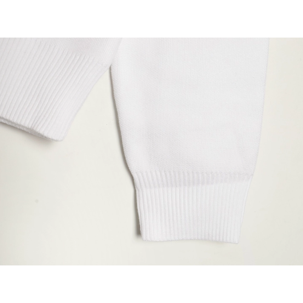 Burberry Check Lettering Embroidery Knitted Pullover,Burberry