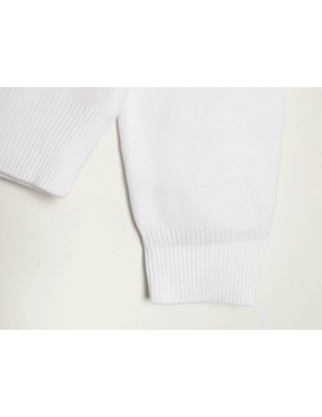 Burberry Check Lettering Embroidery Knitted Pullover,Burberry