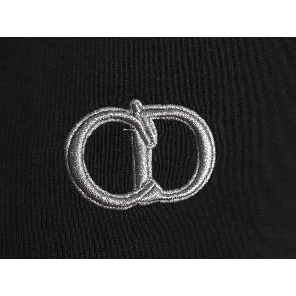 Dior embroidered stitching crew neck sweatshirt TSK1,Dior