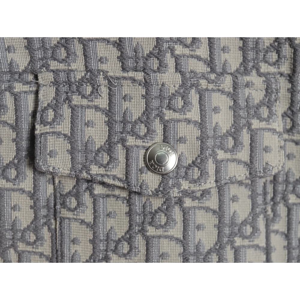 Dior embroidered stitching crew neck sweatshirt,Dior