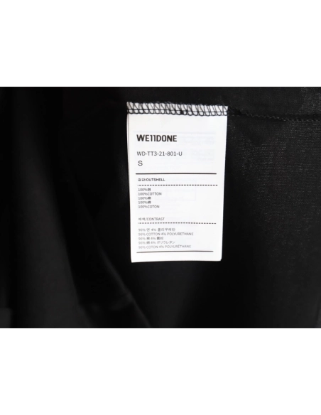 We11 Done pearl lettering long-sleeved T-shirt TSK1,We11done