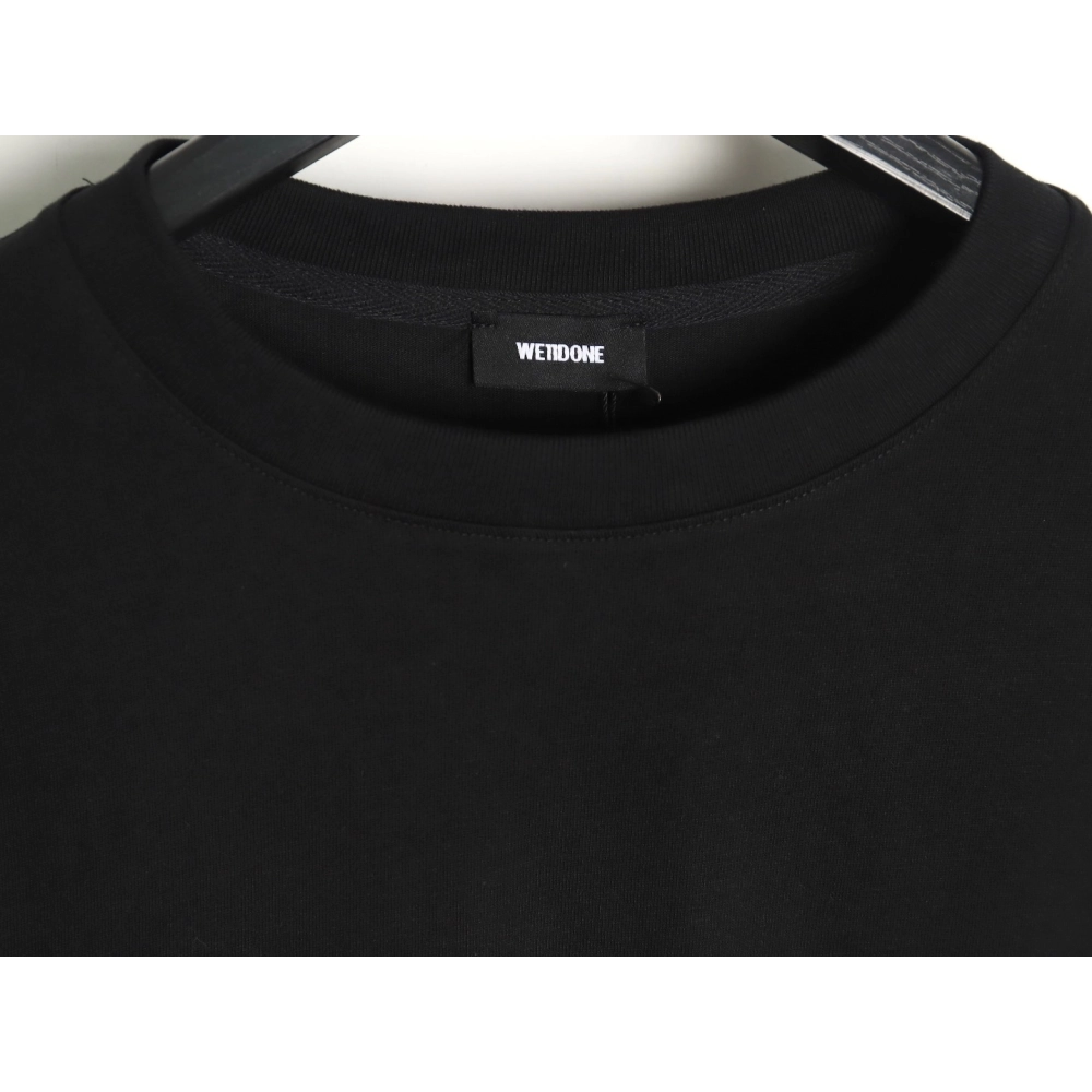 We11 Done pearl lettering long-sleeved T-shirt TSK1,We11done