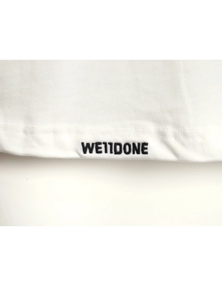 We11 Done pearl lettering long-sleeved T-shirt,We11done