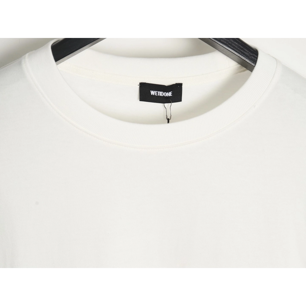 We11 Done pearl lettering long-sleeved T-shirt,We11done