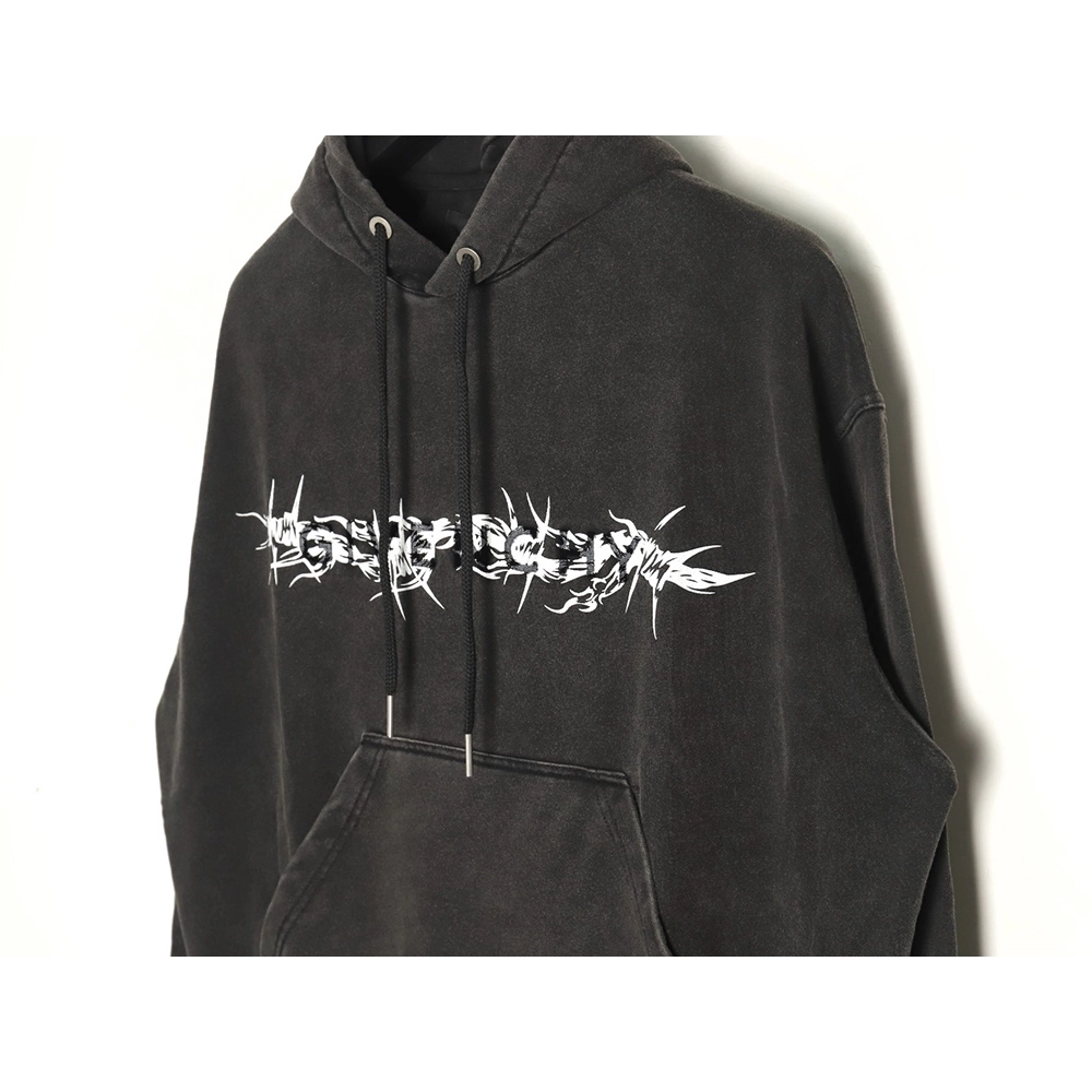 Givenchy toothbrush embroidered thorns hoodie,Givenchy