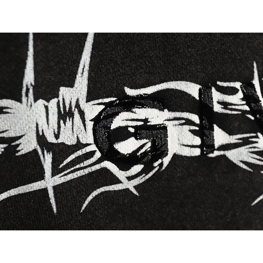 Givenchy toothbrush embroidered thorns hoodie,Givenchy