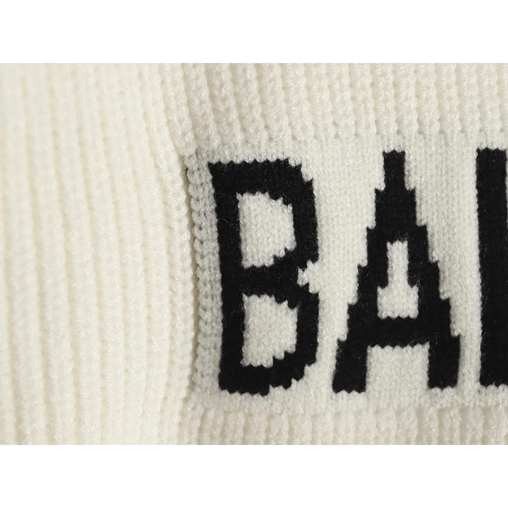 Balenciaga chest logo crew neck sweater,Balenciaga