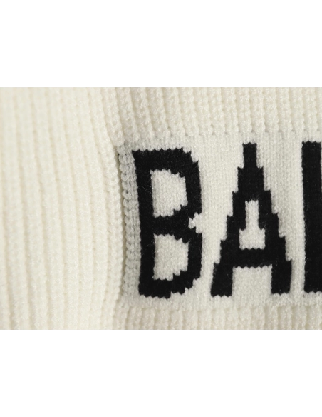 Balenciaga chest logo crew neck sweater,Balenciaga
