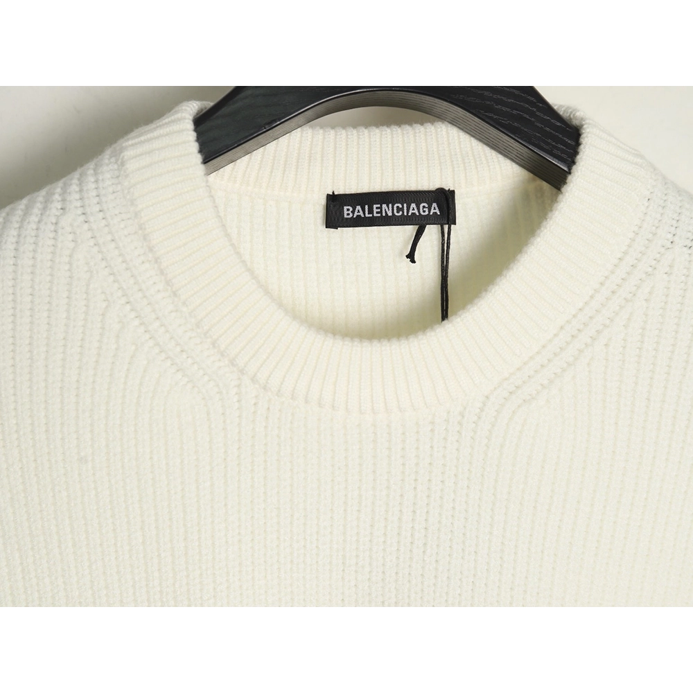Balenciaga chest logo crew neck sweater,Balenciaga