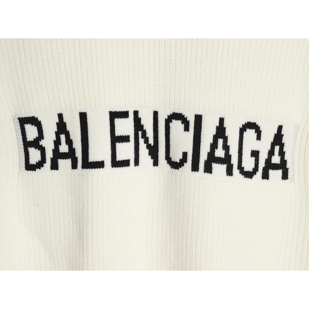 Balenciaga chest logo crew neck sweater,Balenciaga