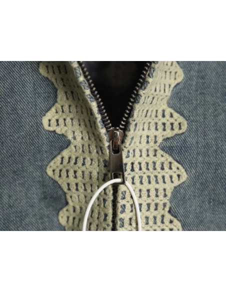 Kapital denim heavy bone embroidery loose jacket,Kapital