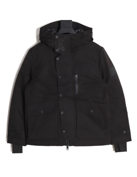 Burberry 3M reflective lettering hooded down jacket TSK1,Burberry