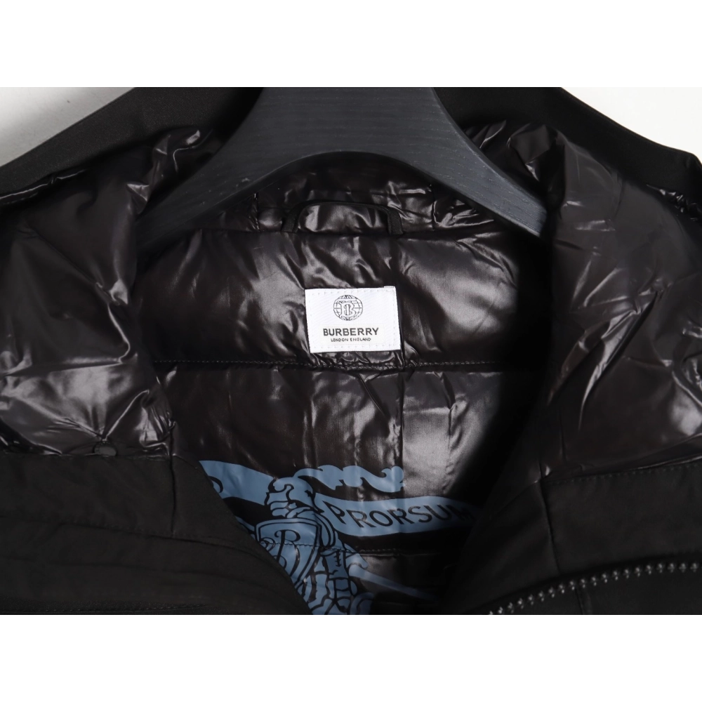 Burberry 3M reflective lettering hooded down jacket TSK1,Burberry