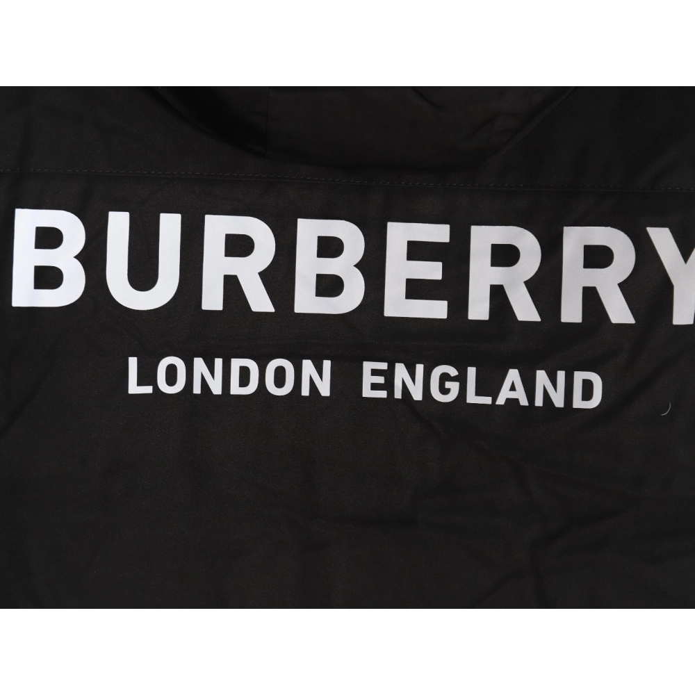 Burberry 3M reflective lettering hooded down jacket TSK1,Burberry